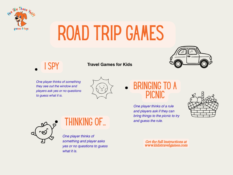 Road Trip Games - Easy Travel Games to Play in the Car