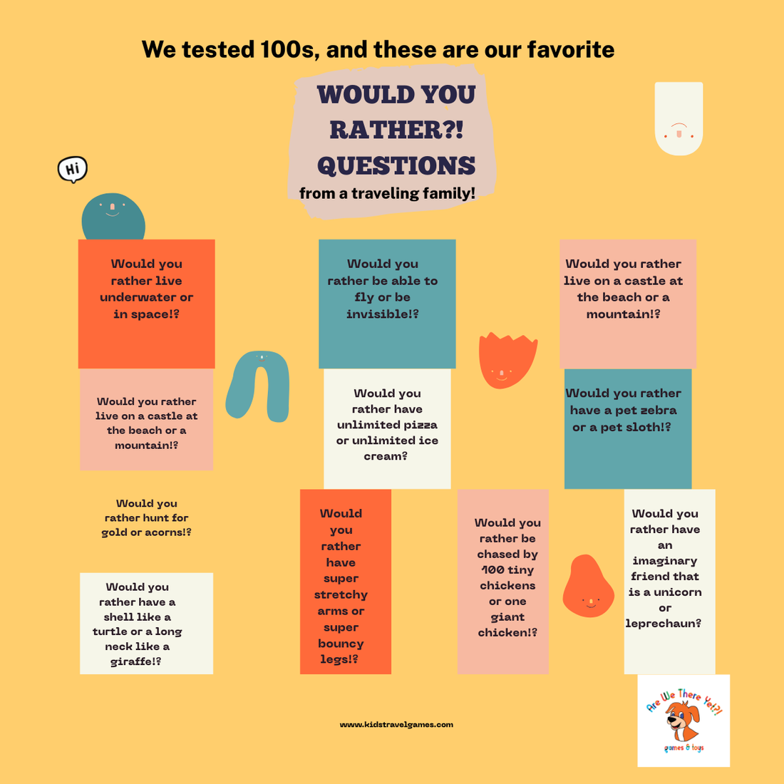 We Tested 100s of  Would You Rather?! Questions, and these are the best!