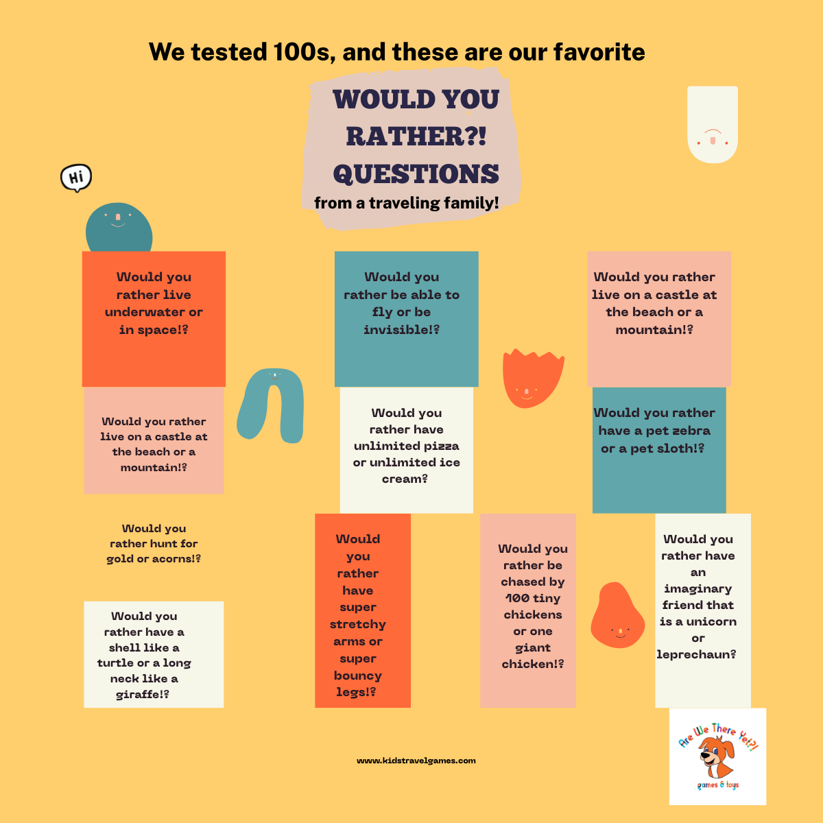 We Tested 100s of  Would You Rather?! Questions, and these are the best!