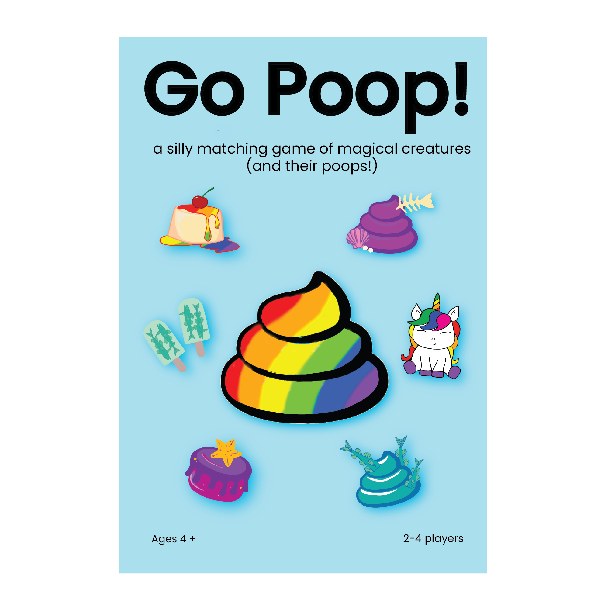 Go Poop! Silly Card Game for Kids on the Go